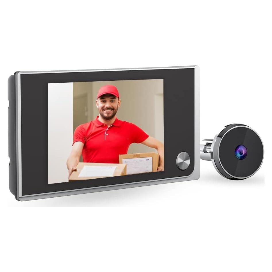 Cámara de Mirilla Digital NAIERDI 120° Pantalla LCD 3.5"