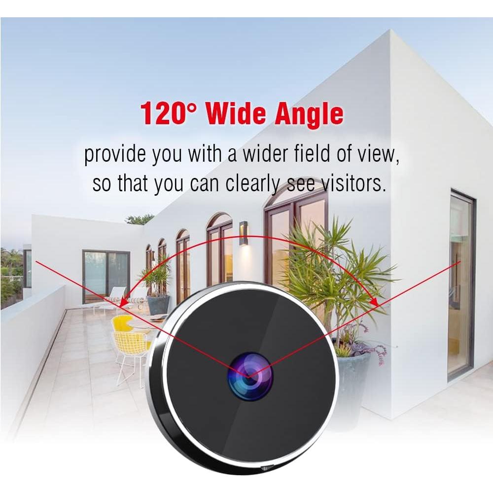 Cámara de Mirilla Digital NAIERDI 120° Pantalla LCD 3.5"