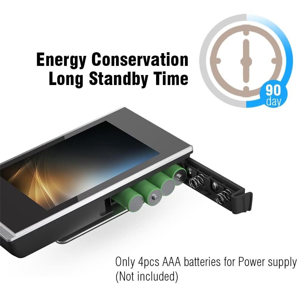 Cámara de Mirilla Digital NAIERDI 120° Pantalla LCD 3.5"