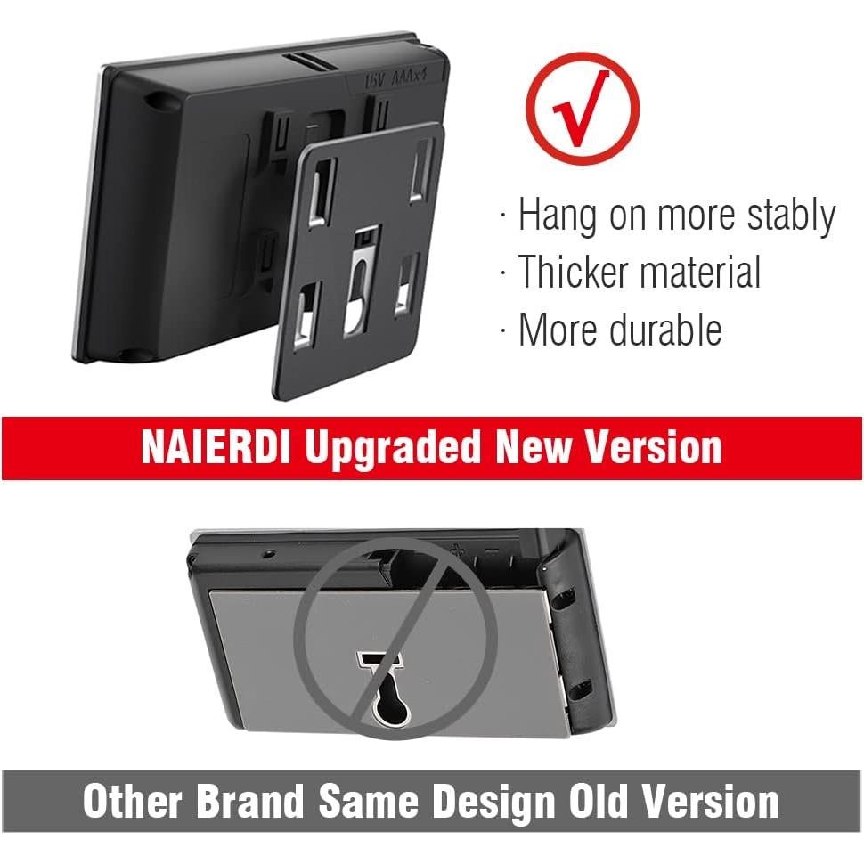 Cámara de Mirilla Digital NAIERDI 120° Pantalla LCD 3.5"