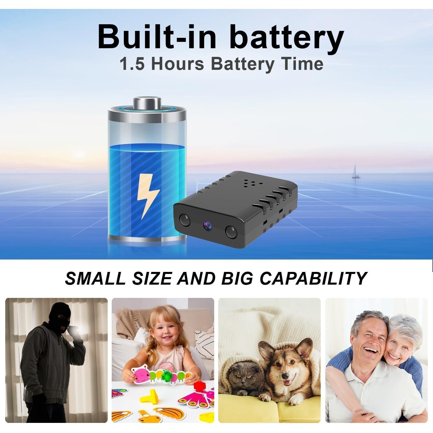 Cámara Oculta Inalámbrica HD 1080P XDWIFI - Visión Nocturna