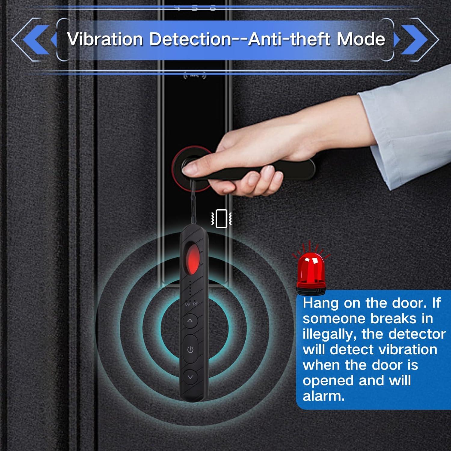 Detector de cámaras ocultas AiLuce portátil 5 niveles sensibilidad
