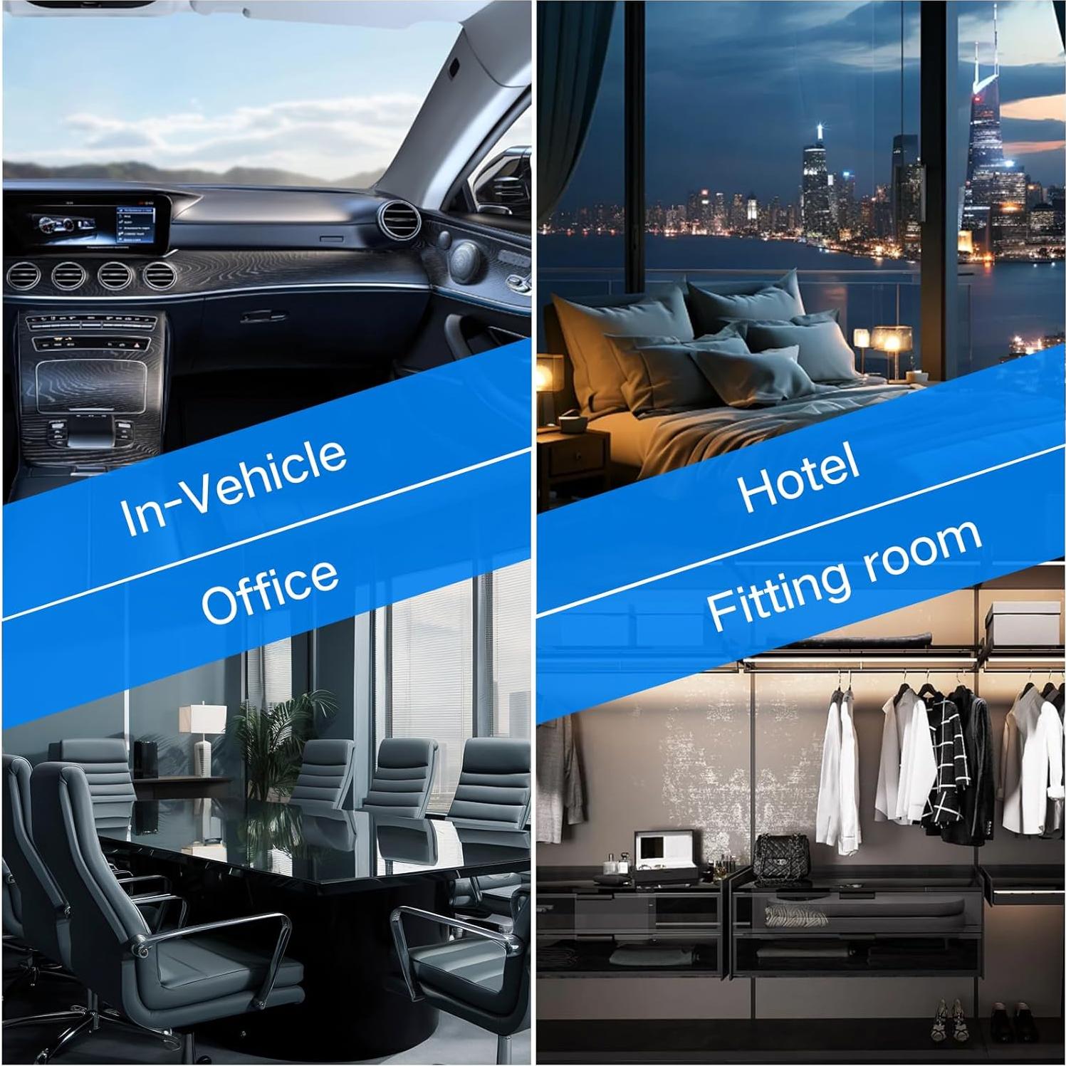 Detector de cámaras ocultas AiLuce portátil 5 niveles sensibilidad