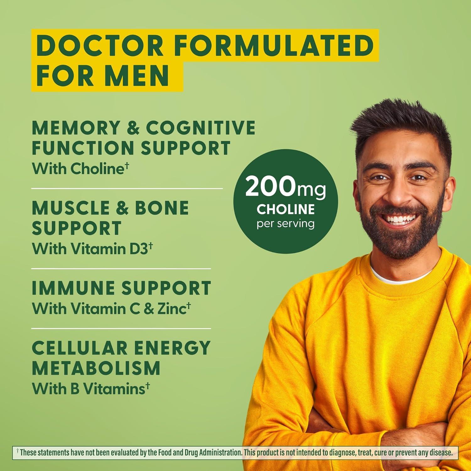 MegaFood Multivitamina Avanzada Hombres 60 Tabletas - Salud Inmunológica