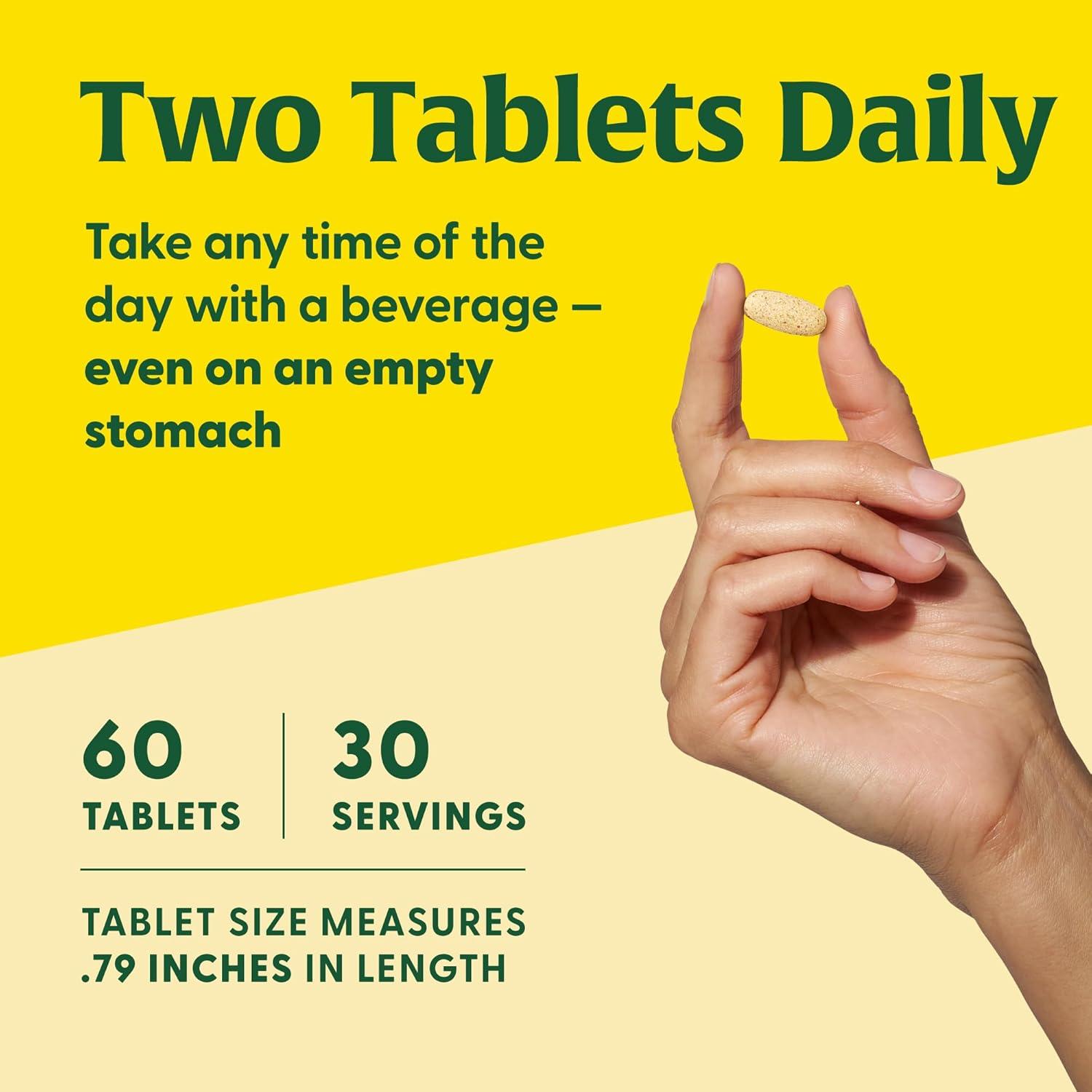 MegaFood Multivitamina Avanzada Hombres 60 Tabletas - Salud Inmunológica