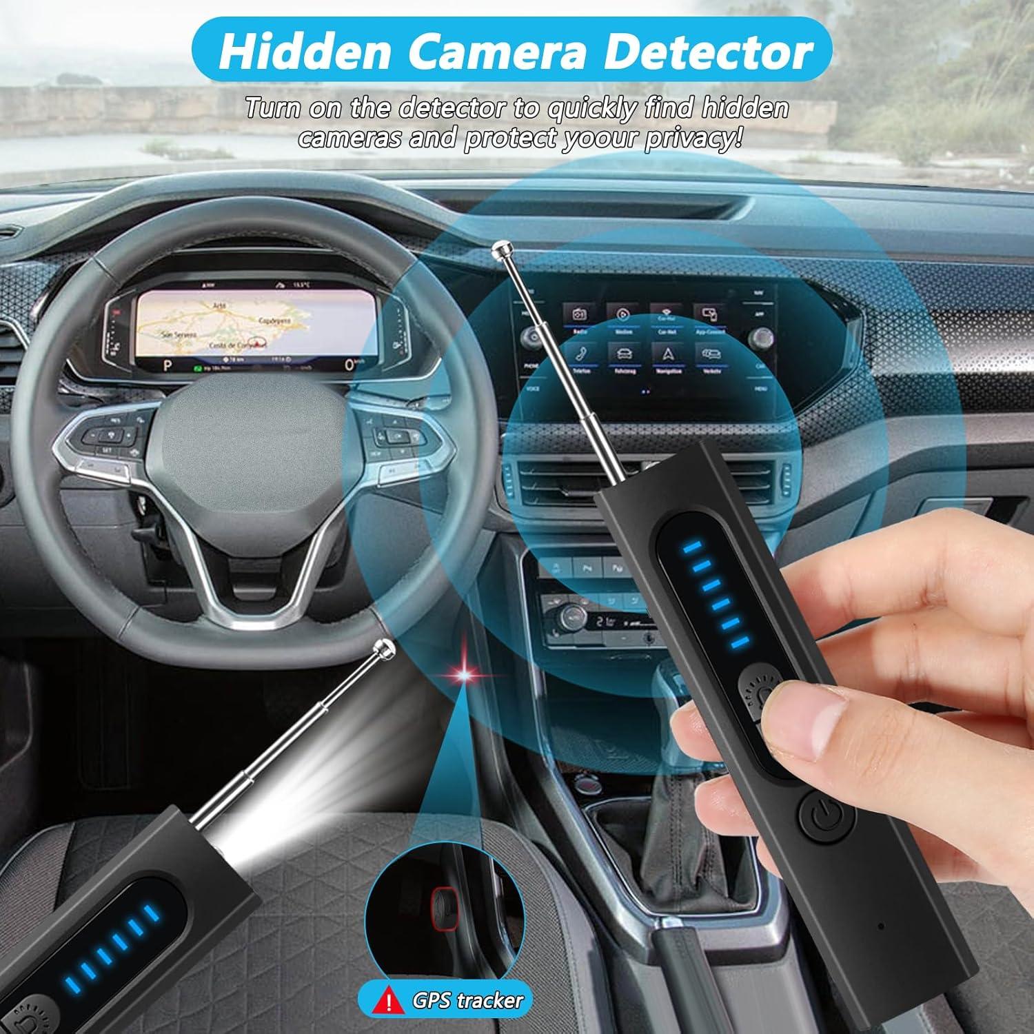 Detector de Cámaras Ocultas Qnmittry GSRE, Antiespía, 5 Niveles