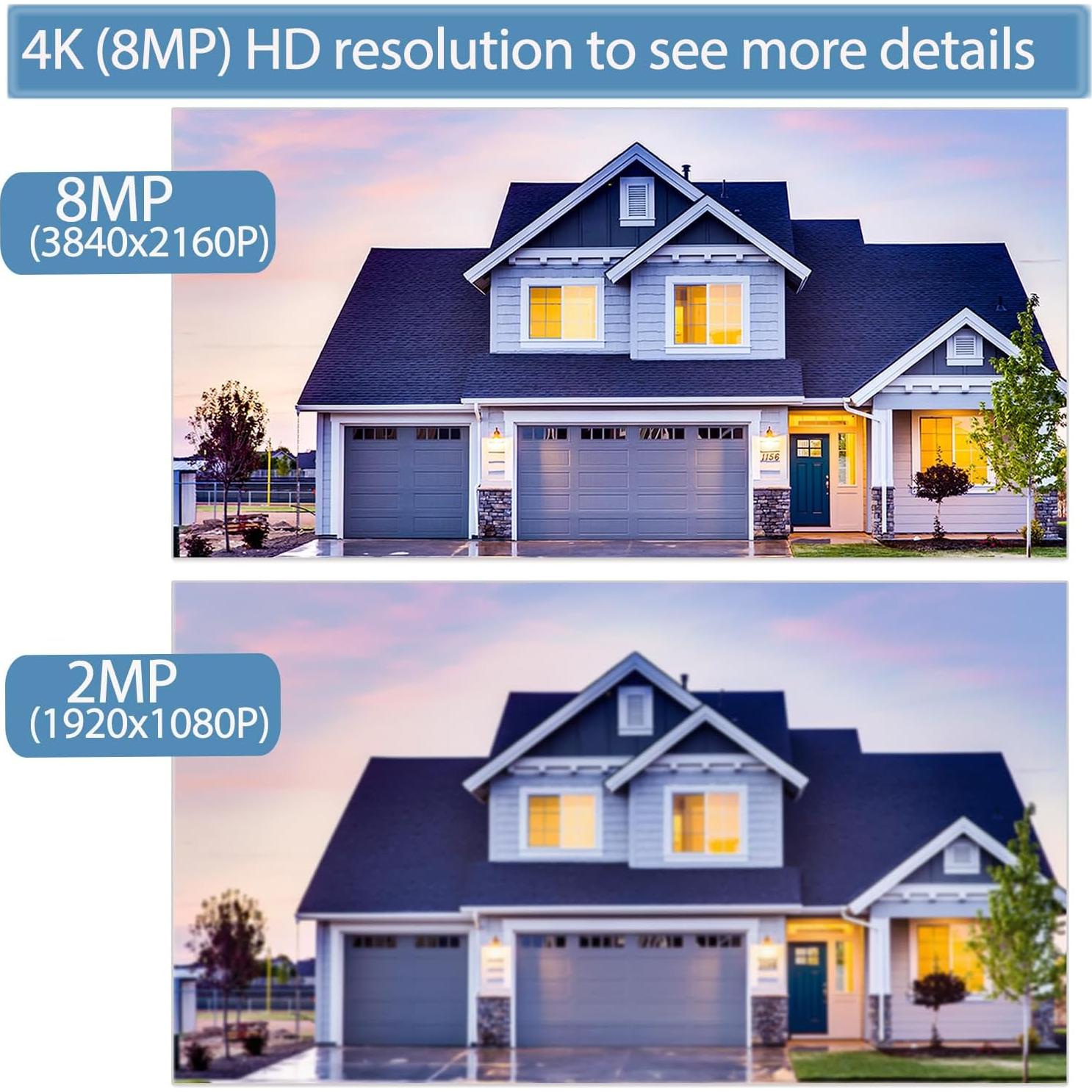 Cámara de Seguridad IP Mini 8MP H.265 REVODATA I706-2-P-HS82