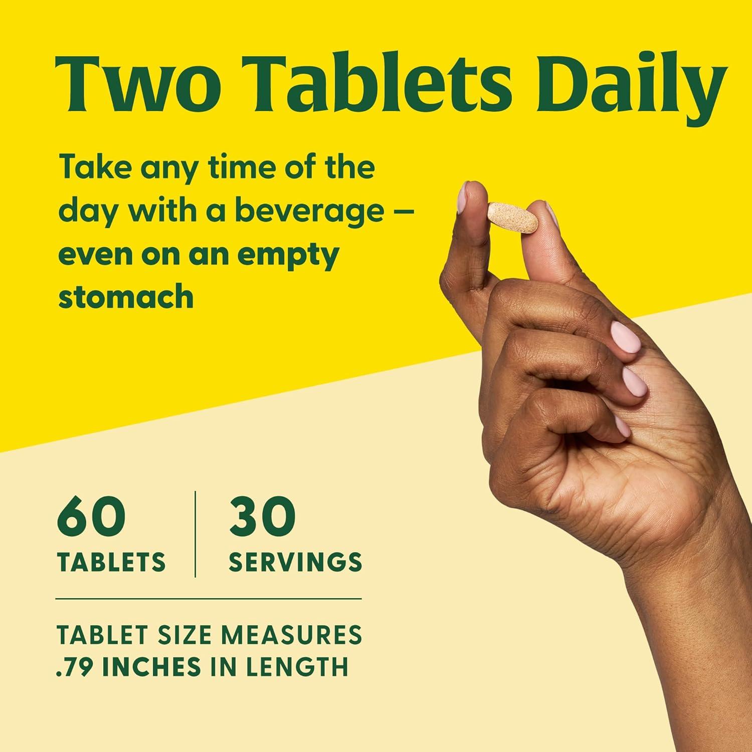 MegaFood Multivitaminas para Mujeres 55+, 60 Tabletas