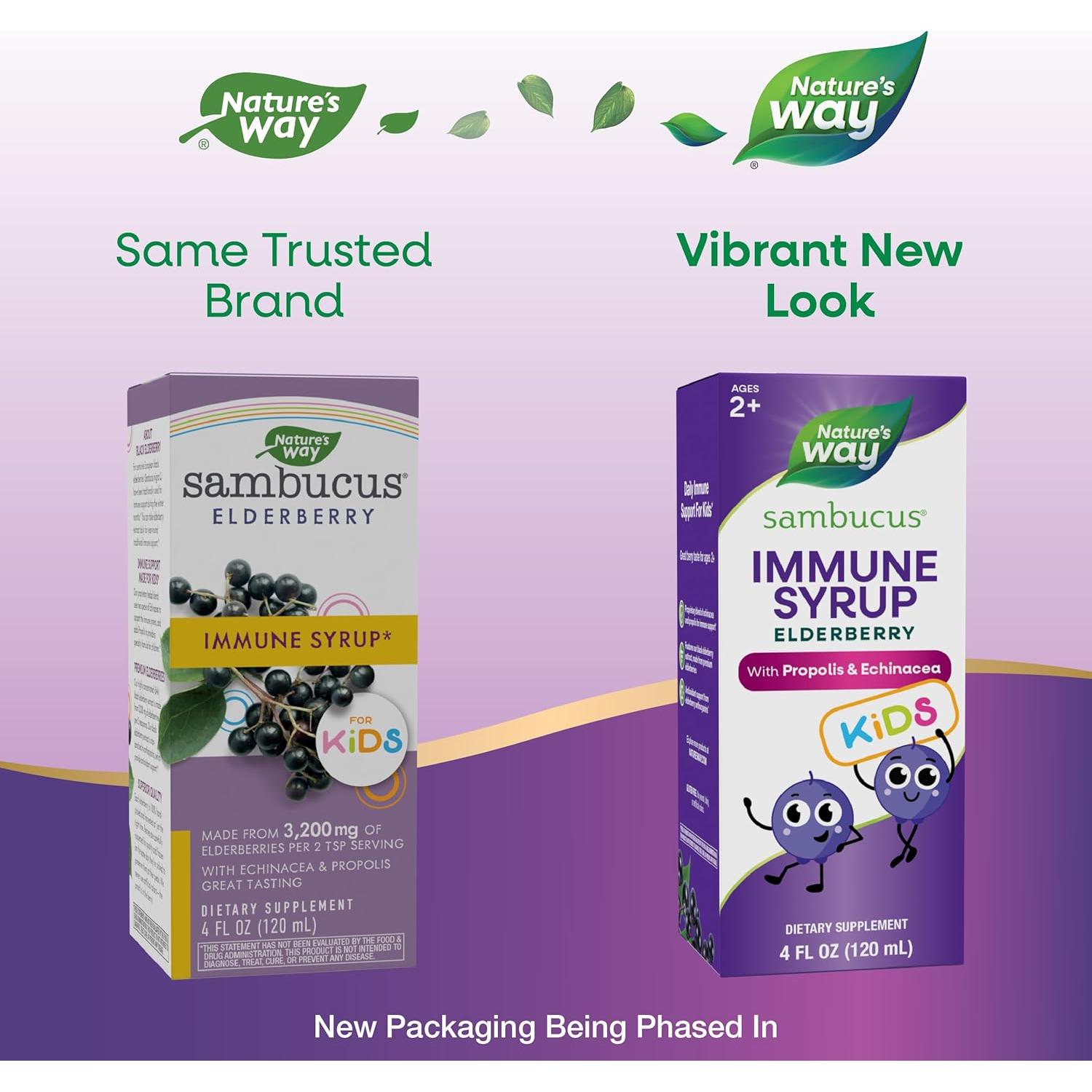 Jarabe Inmunológico de Saúco Nature's Way 118 ml Niños