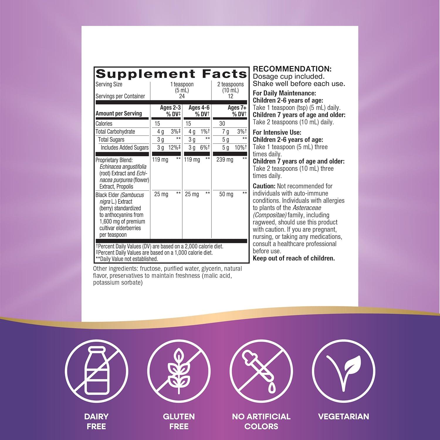 Jarabe Inmunológico de Saúco Nature's Way 118 ml Niños