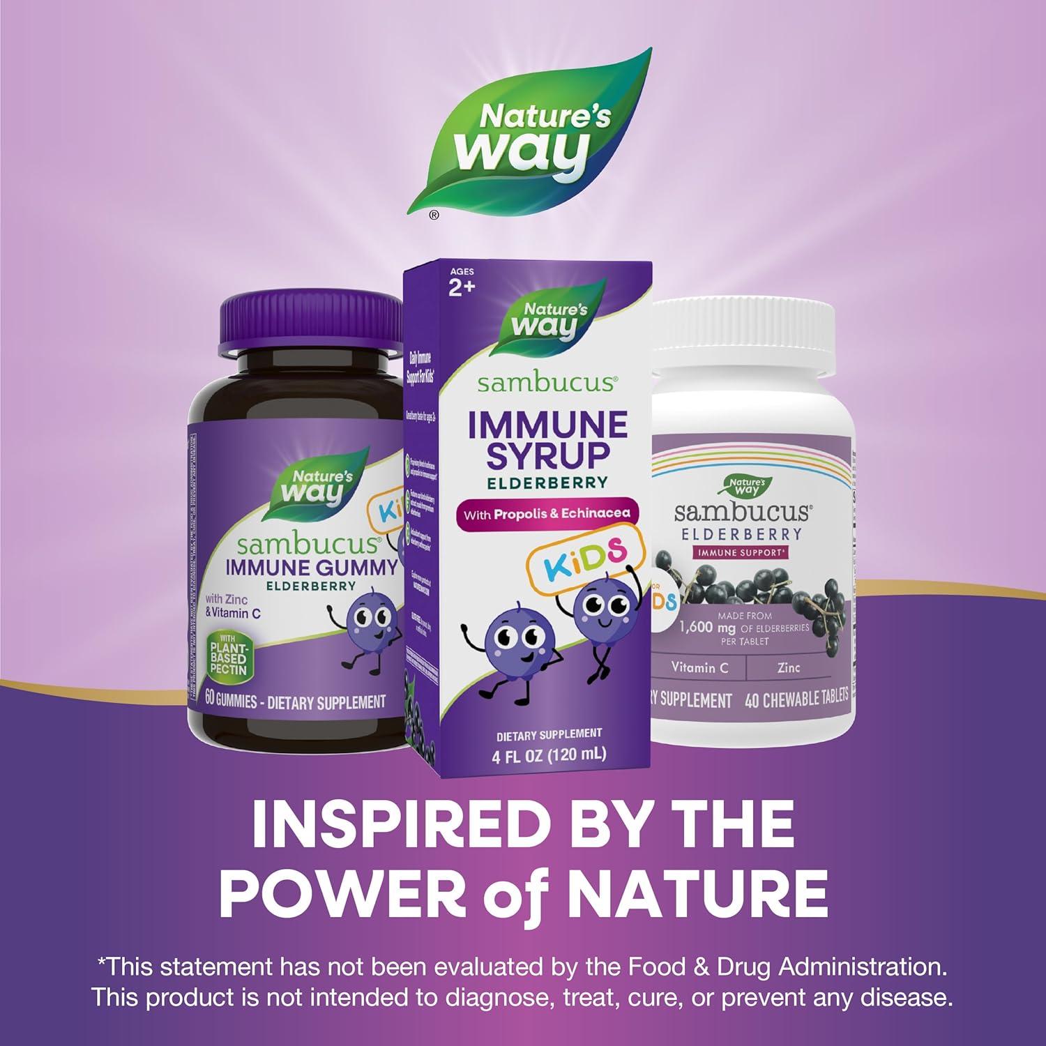 Jarabe Inmunológico de Saúco Nature's Way 118 ml Niños