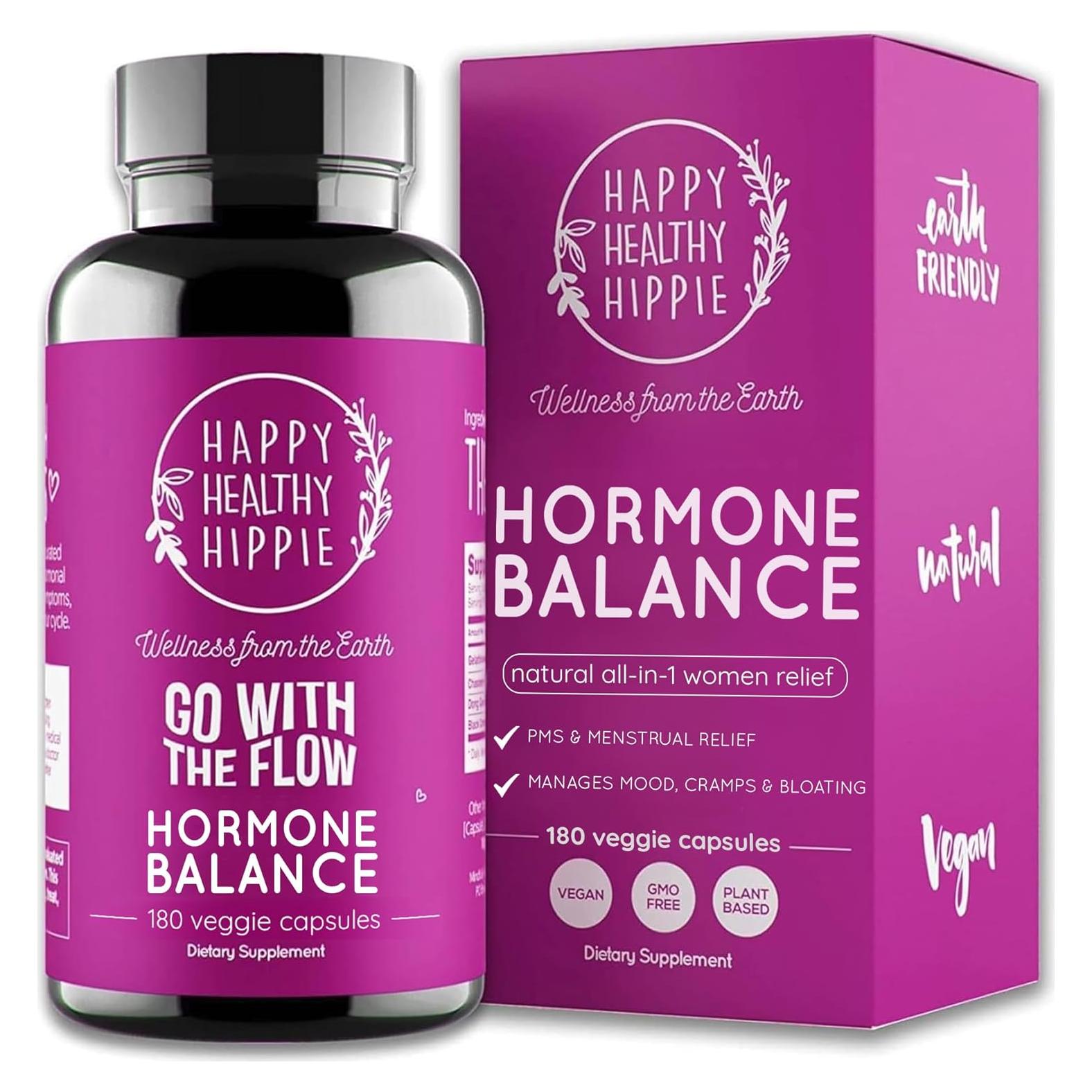 Suplemento Equilibrio Hormonal Happy Healthy Hippie 60 Cápsulas