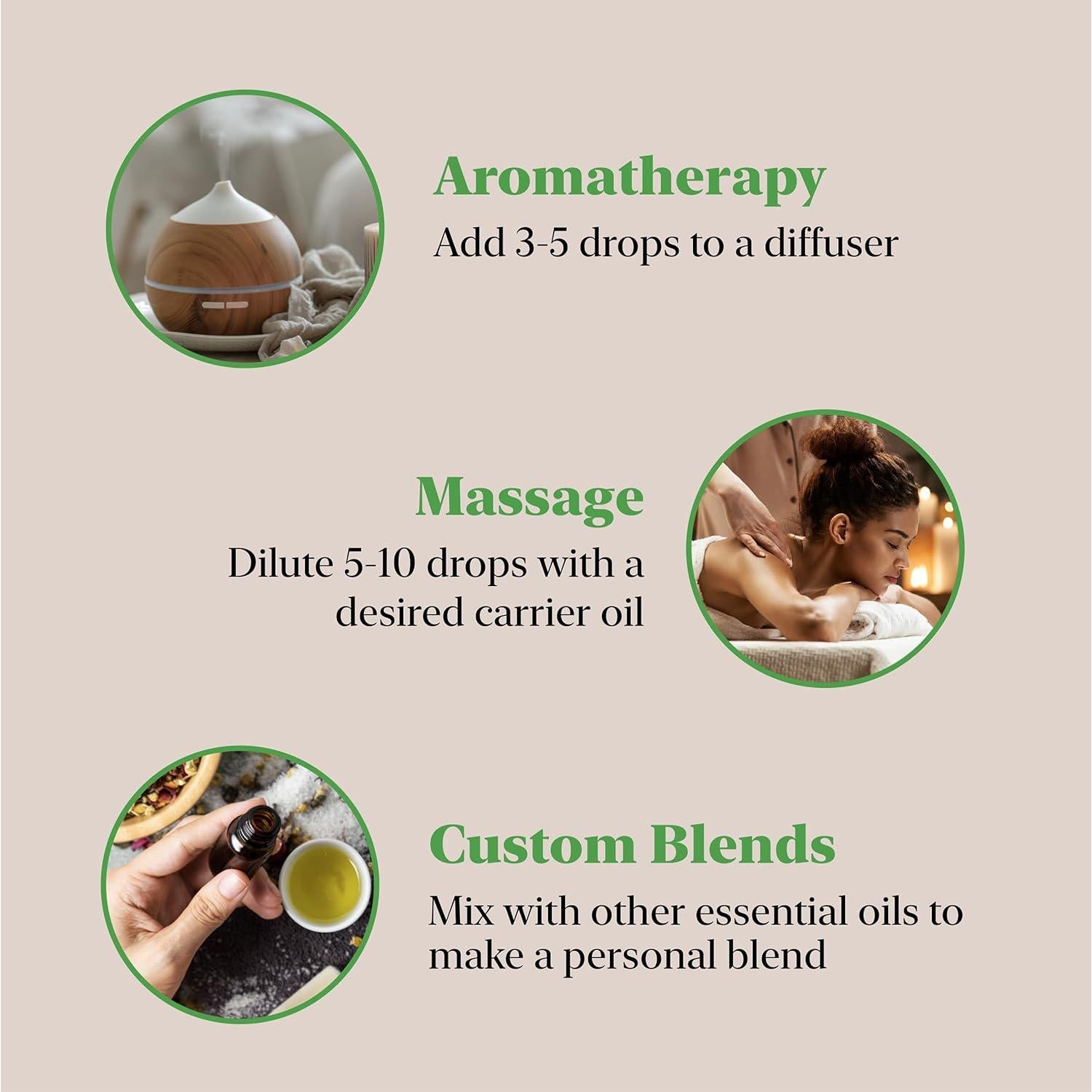 Aceite Esencial de Bergamota Majestic Pure 9.73 ml - Aromaterapia