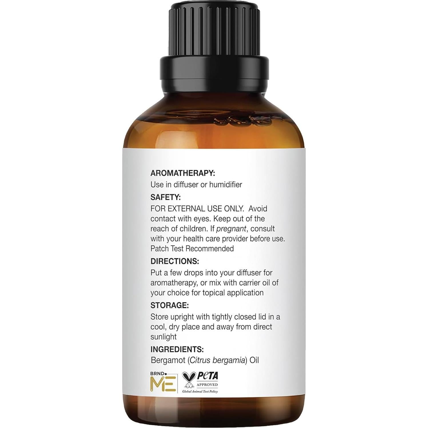 Aceite Esencial de Bergamota Majestic Pure 9.73 ml - Aromaterapia