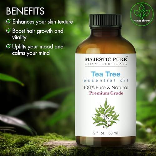 Aceite Esencial de Árbol de Té Majestic Pure 59 ml - 100% Puro