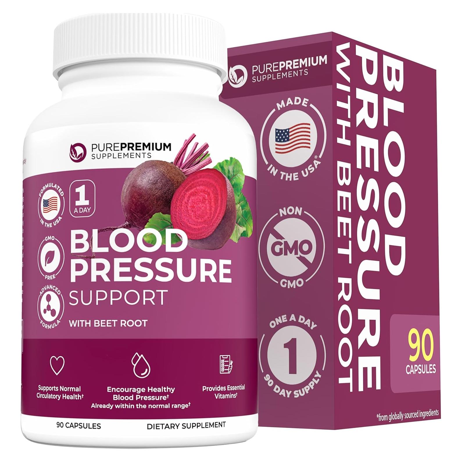 Cápsulas de Remolacha PurePremium 700mg - 90ct Salud Cardiovascular