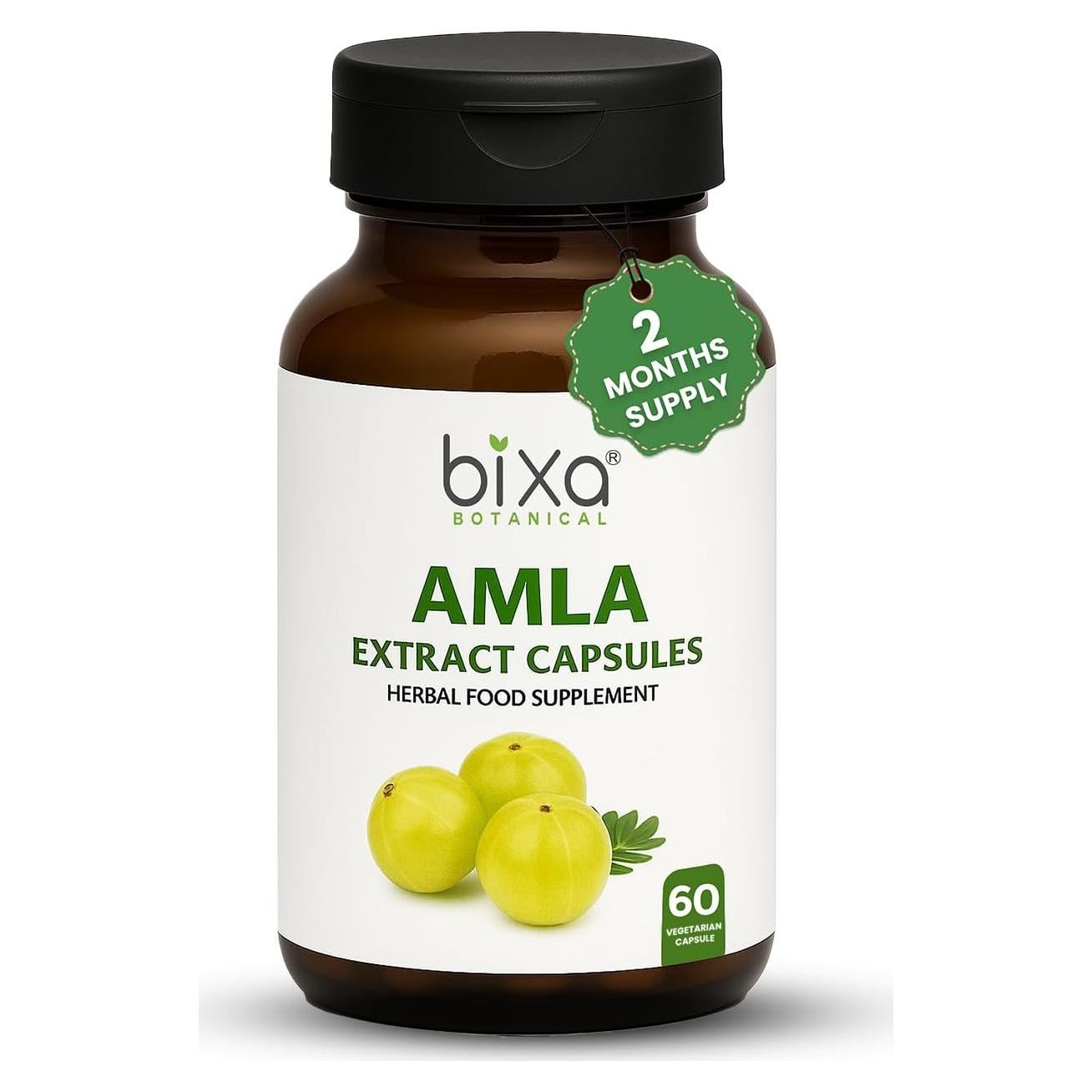 Cápsulas de Extracto de Amla Bixa Botanical 450 mg 60 Unidades