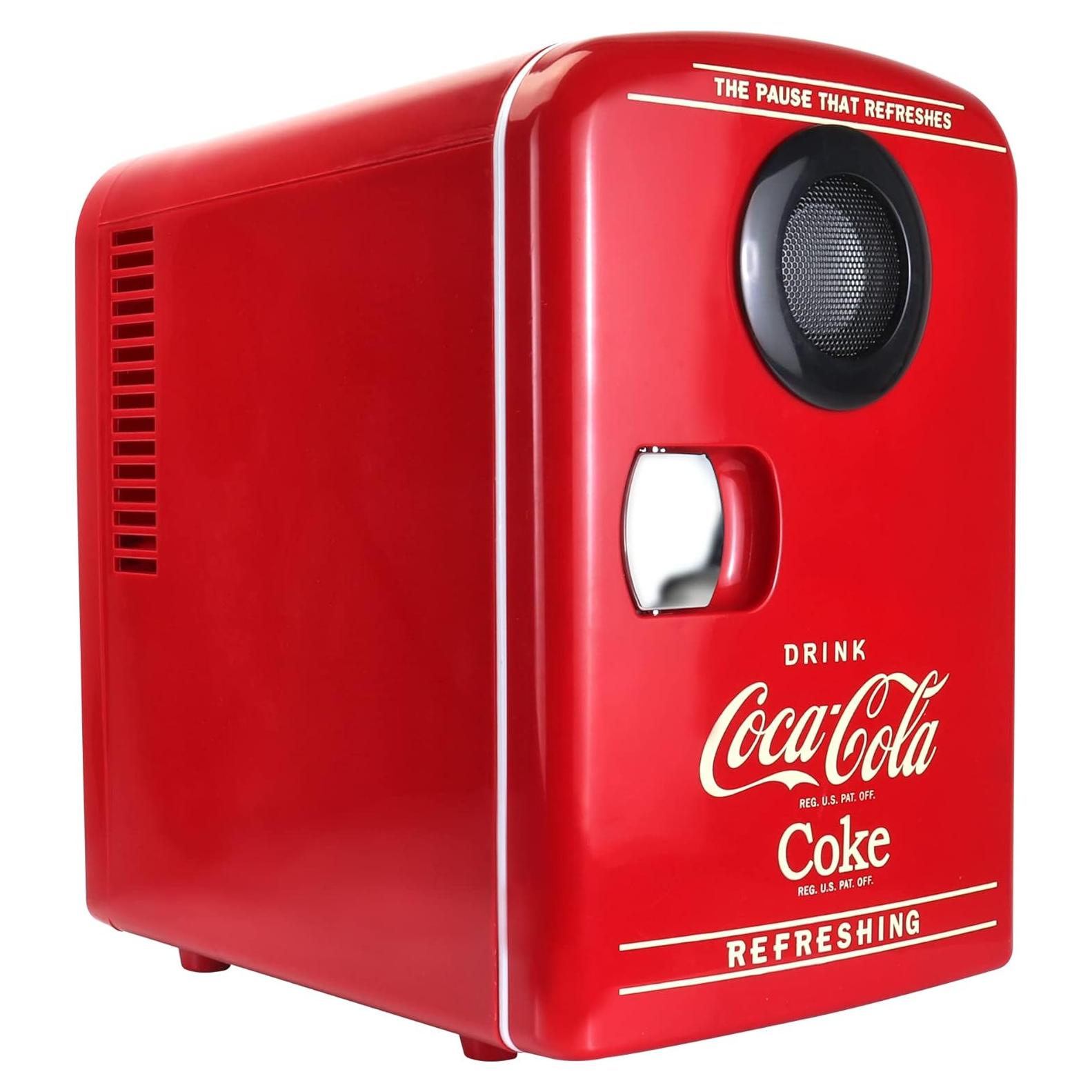 Mini Nevera Bluetooth Koolatron 4L Portátil Rojo Vintage