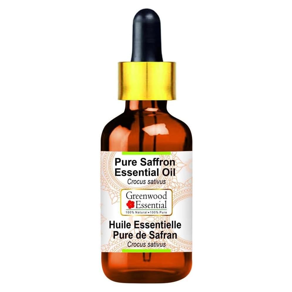 Aceite Esencial Puro de Azafrán Greenwood 5ml con Gotero