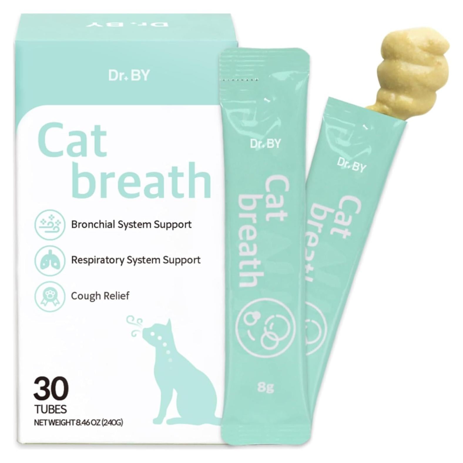 Suplemento Broncial para Gatos Dr.by Cat 241.5g Alivio Respiratorio