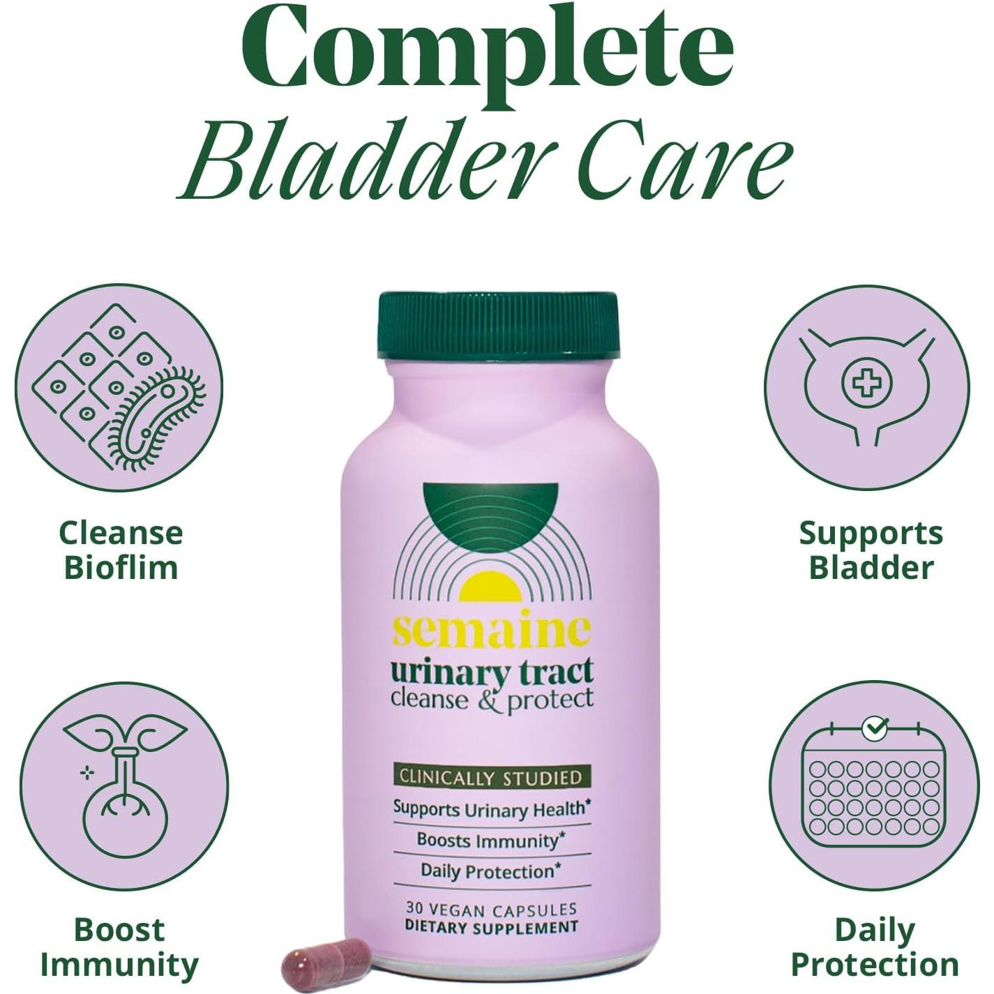 Suplemento UTI Semaine Health 30 Cápsulas - Protección Urinaria