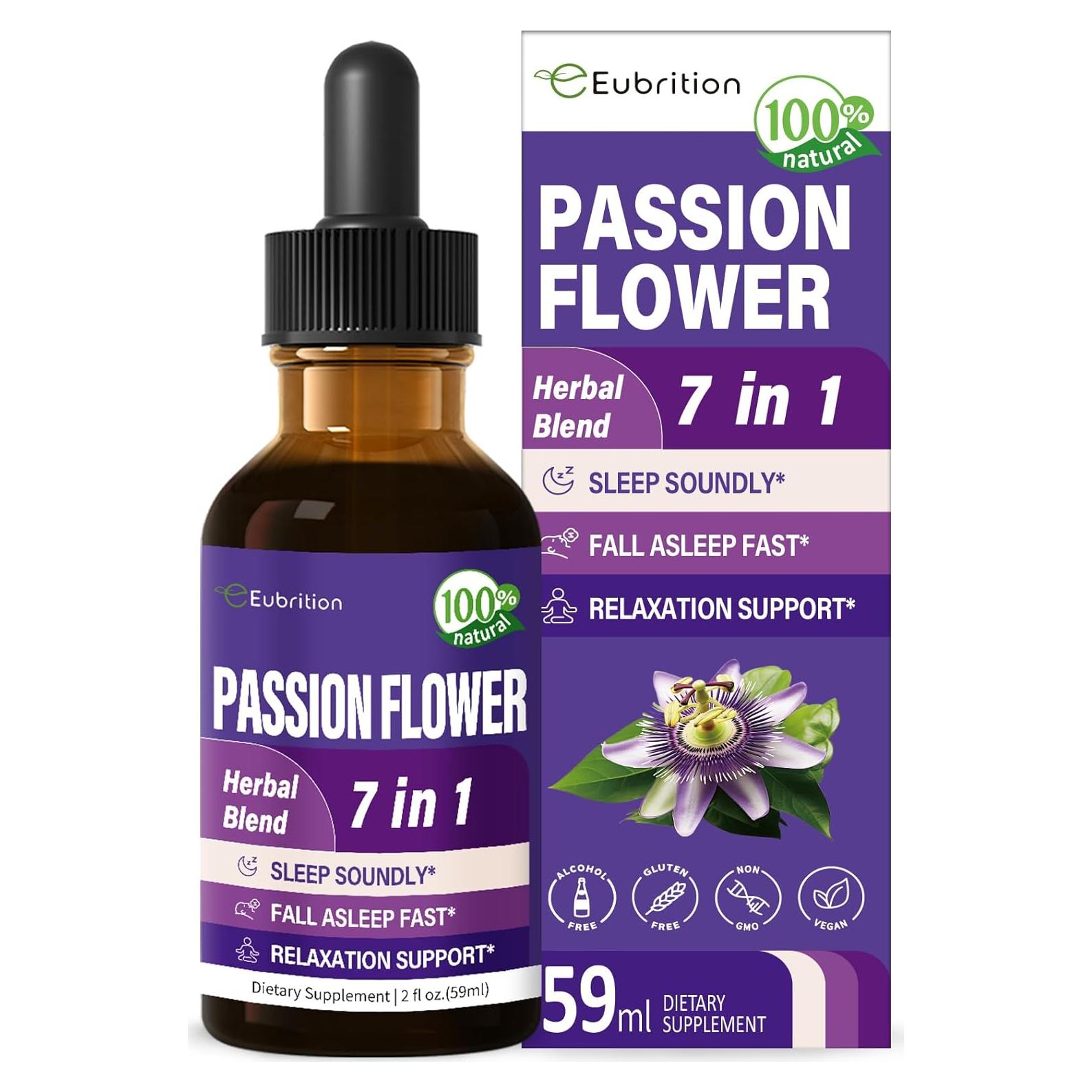 Gotas de Sueño Eubrition 60ml - Flor de Pasión y Valeriana
