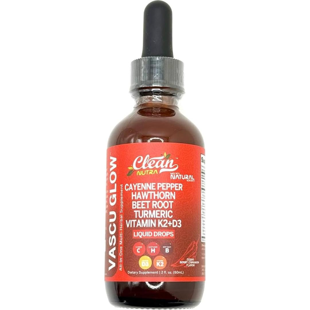 Suplemento Líquido Clean Nutra de Gotas de Pimienta de Cayena 132g