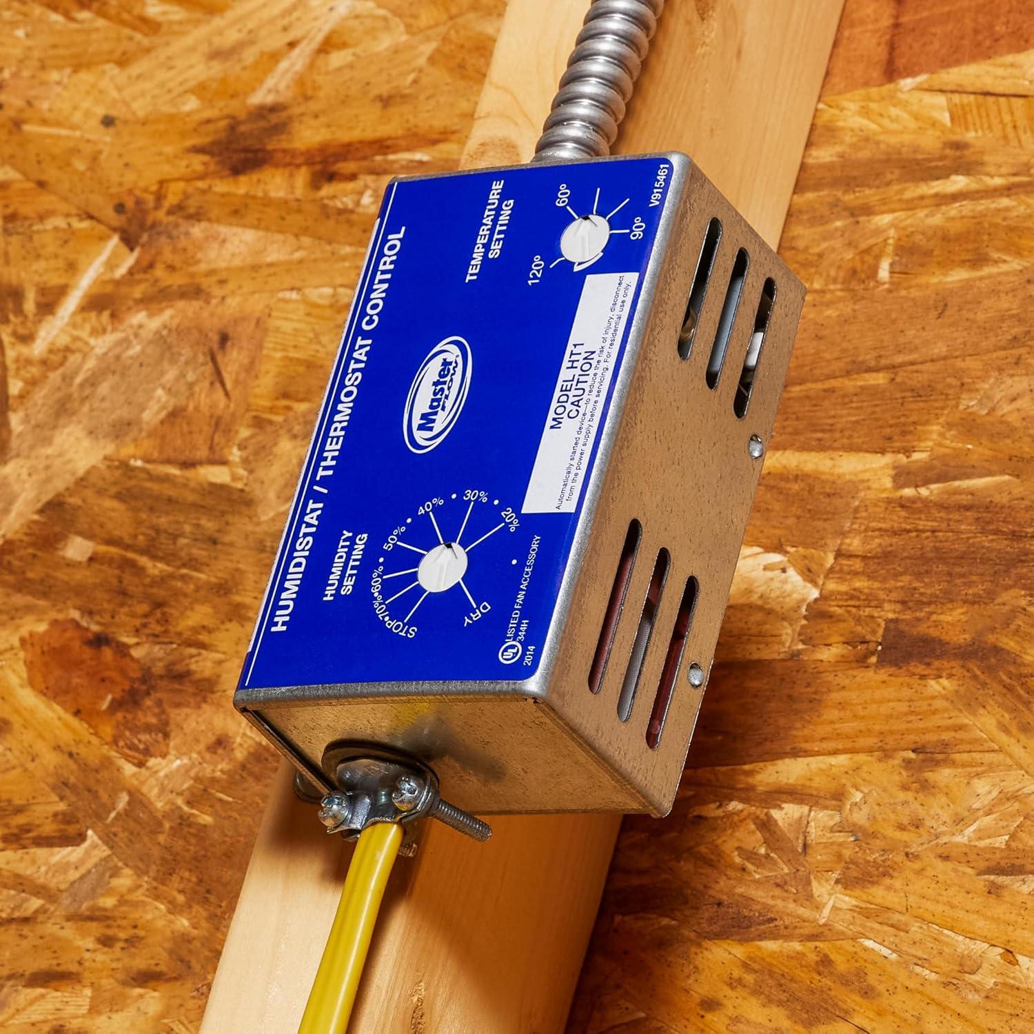 Ventilador de Techo Master Flow ERV6 Marrón con Termostato