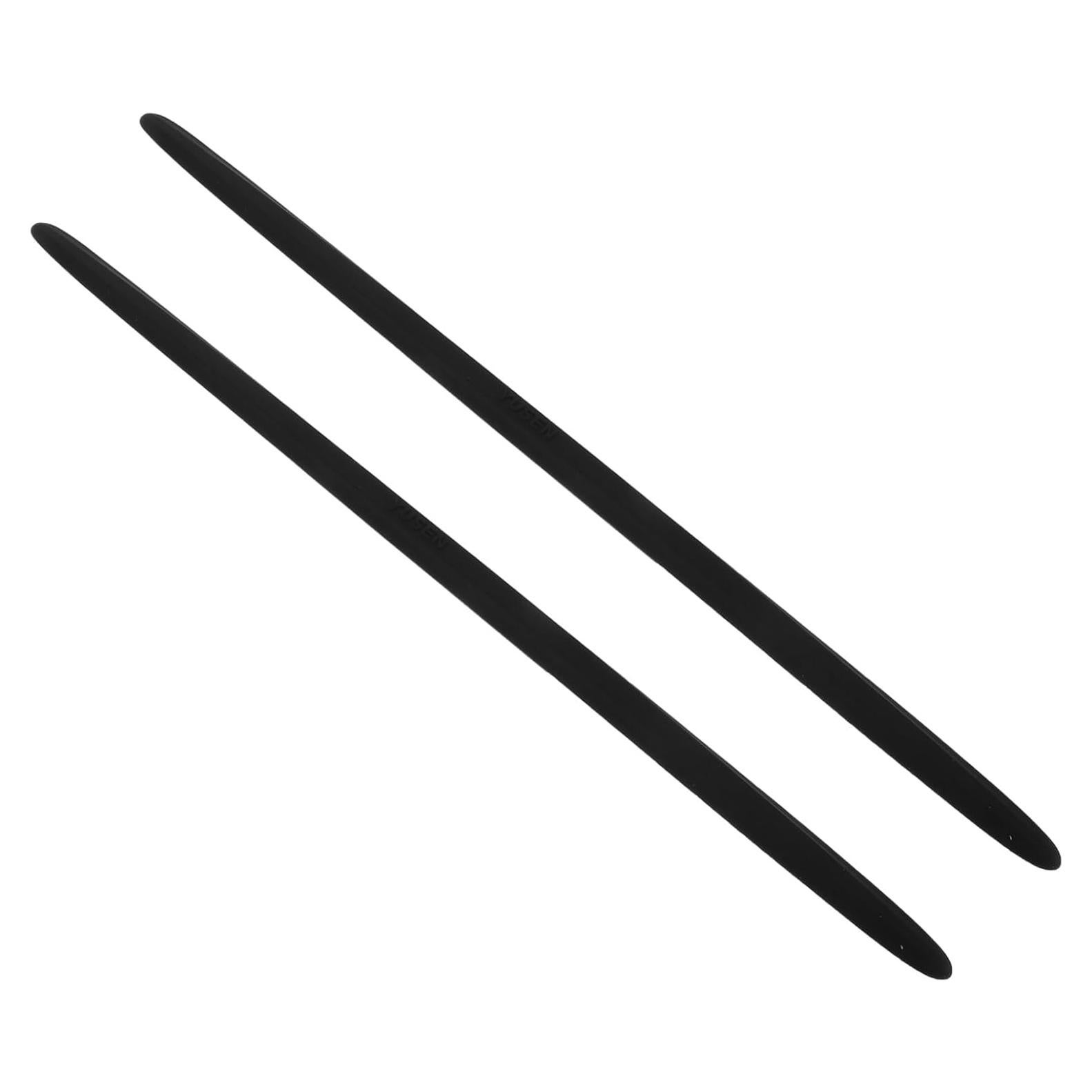 2 Tiras Protectoras de Borde de Puerta de Silicona Genérico Negro