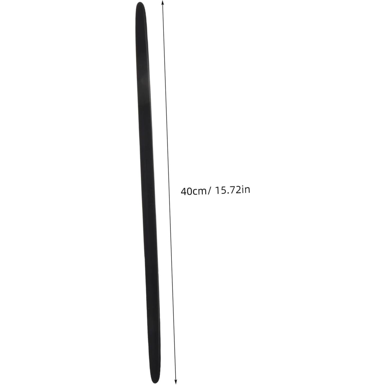 2 Tiras Protectoras de Borde de Puerta de Silicona Genérico Negro