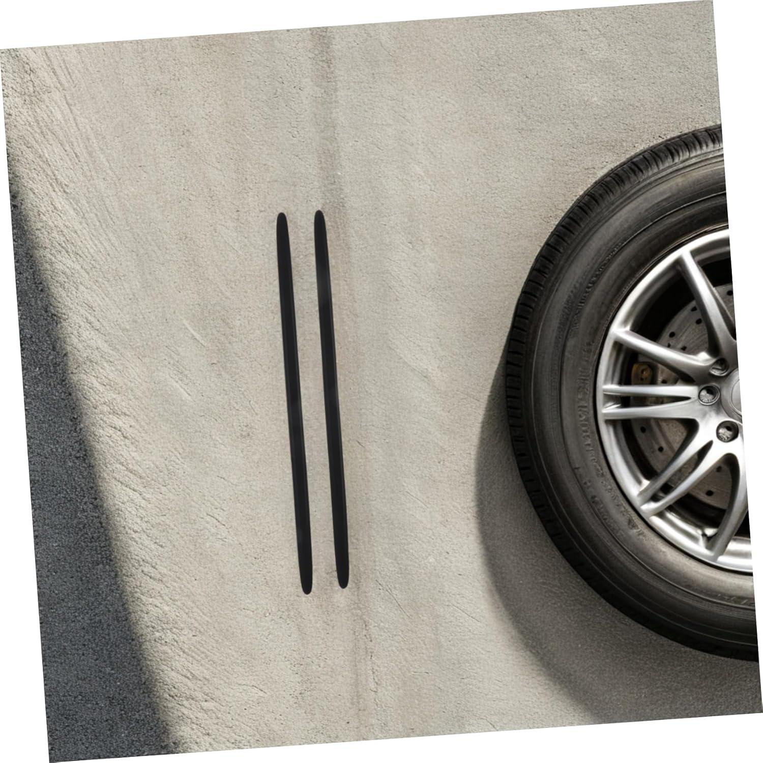 2 Tiras Protectoras de Borde de Puerta de Silicona Genérico Negro