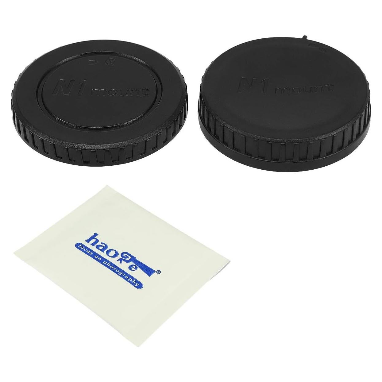 Kit de tapa de cuerpo y lente trasera Haoge para Nikon 1