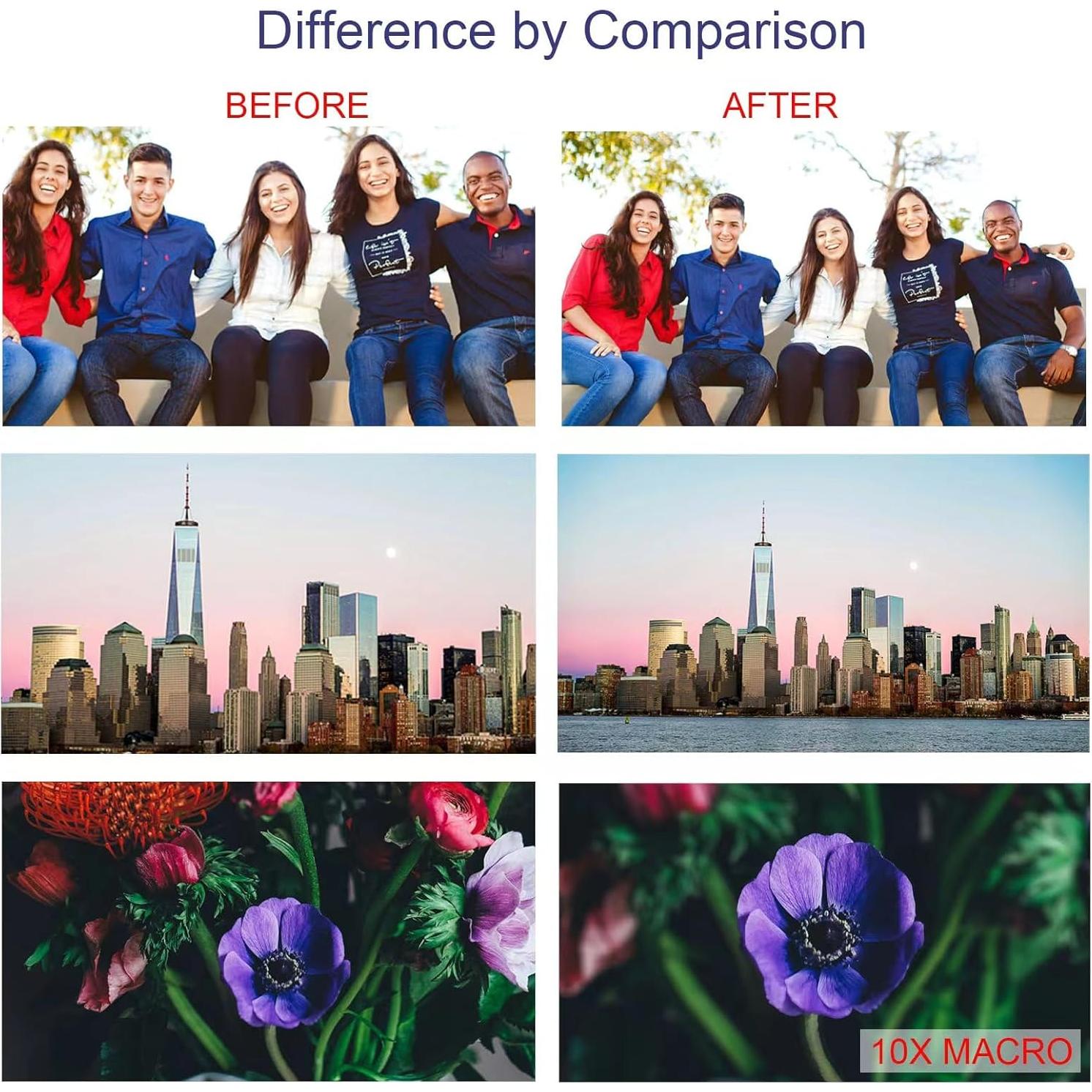 Lente Gran Angular y Macro FotoZ 40.5mm para Sony ZV-1F ZV-E10