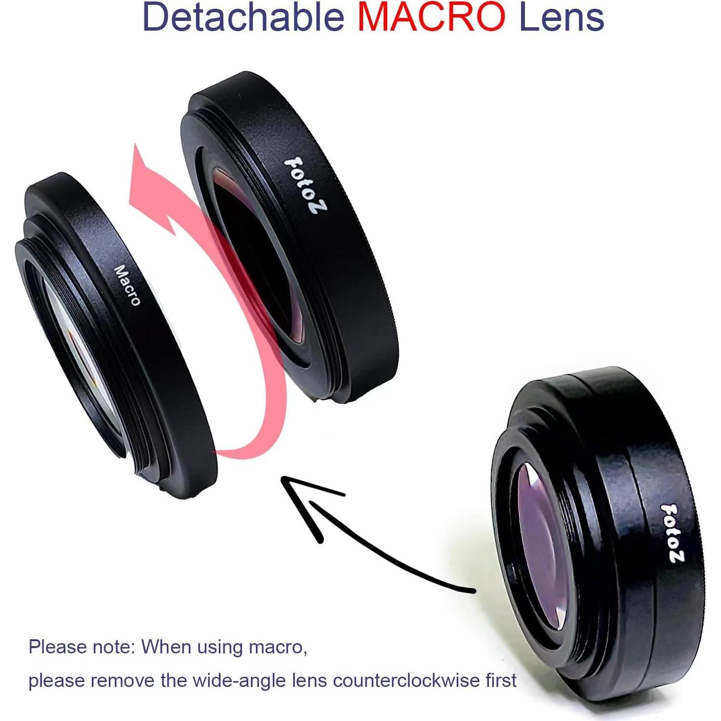 Lente Gran Angular y Macro FotoZ 40.5mm para Sony ZV-1F ZV-E10