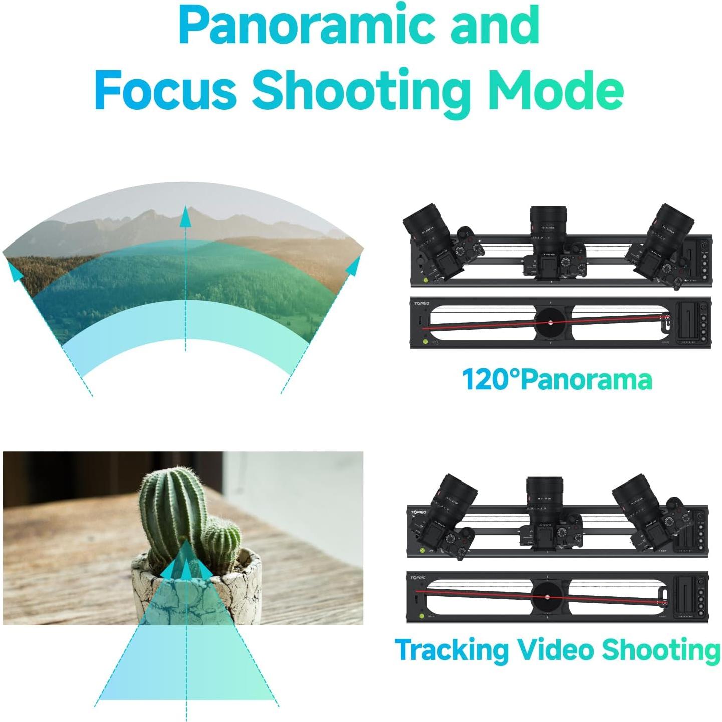 Slider de Cámara Motorizado Toprig S40 40cm Control APP