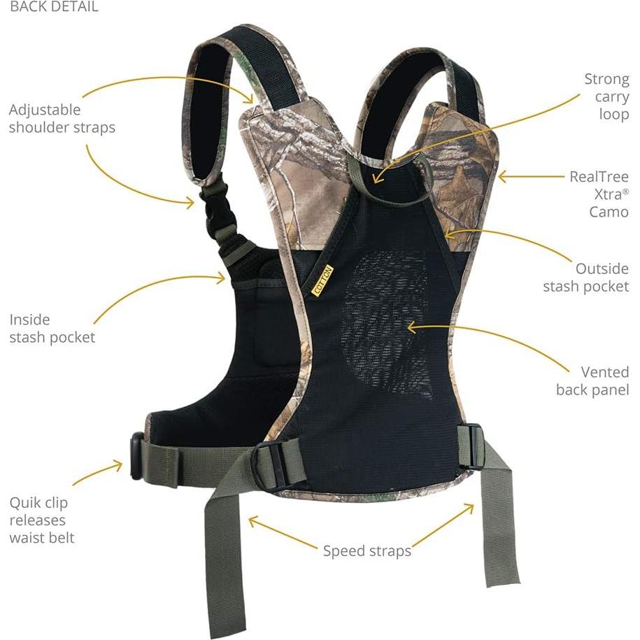 Sistema de Arnés para Cámara Cotton Carrier G3 Camo