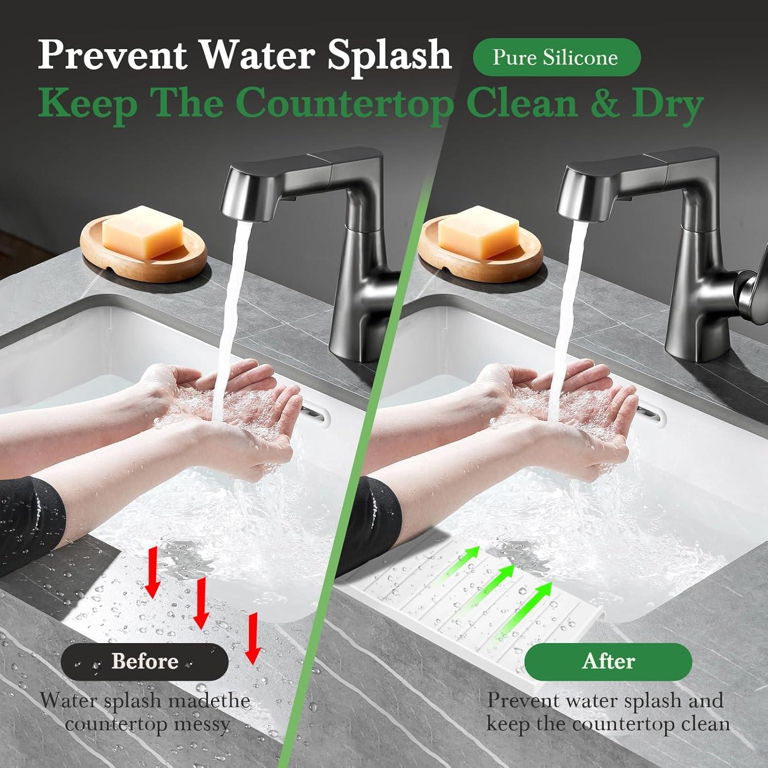 Protector de Borde de Fregadero Silicona BUQ 50cm Blanco