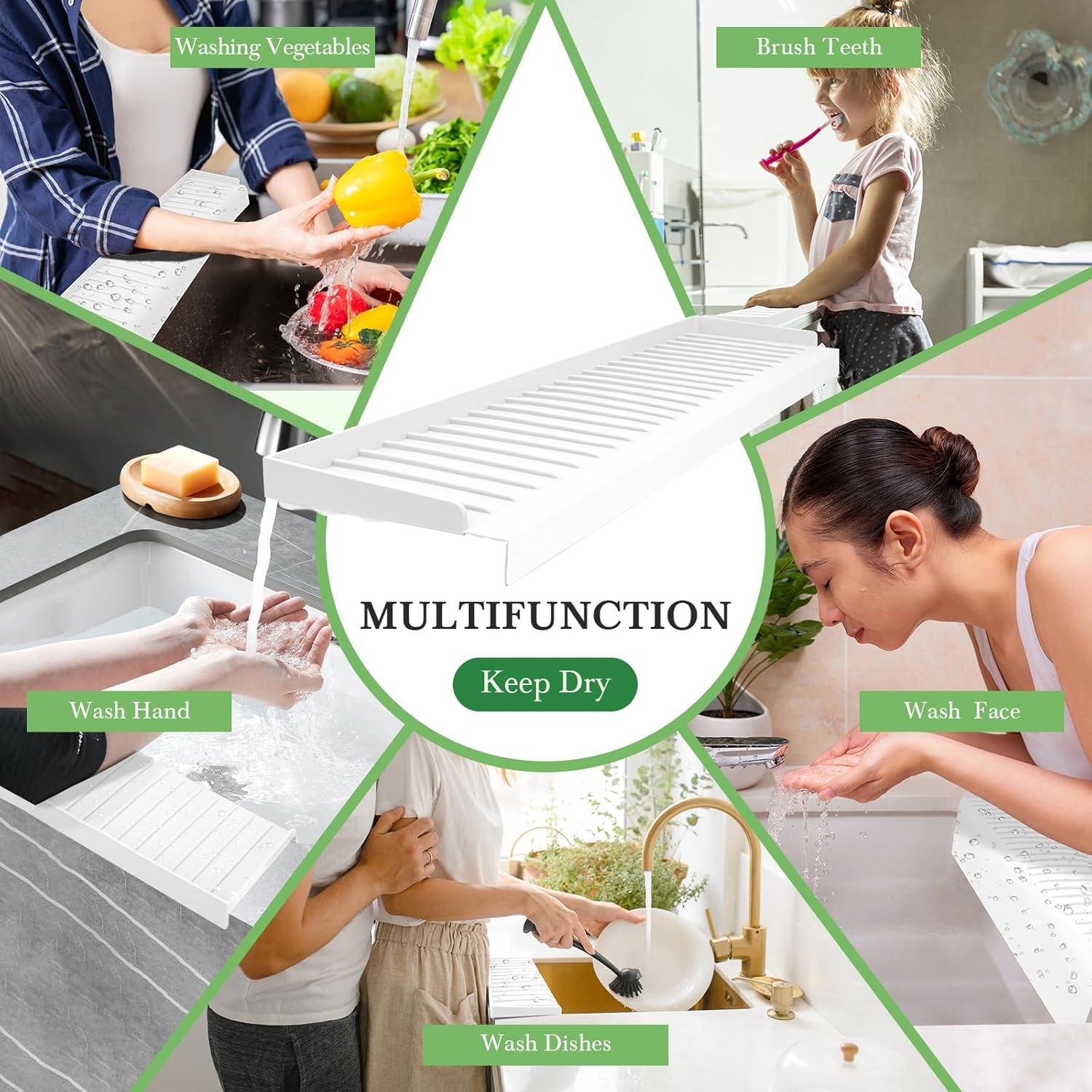 Protector de Borde de Fregadero Silicona BUQ 50cm Blanco