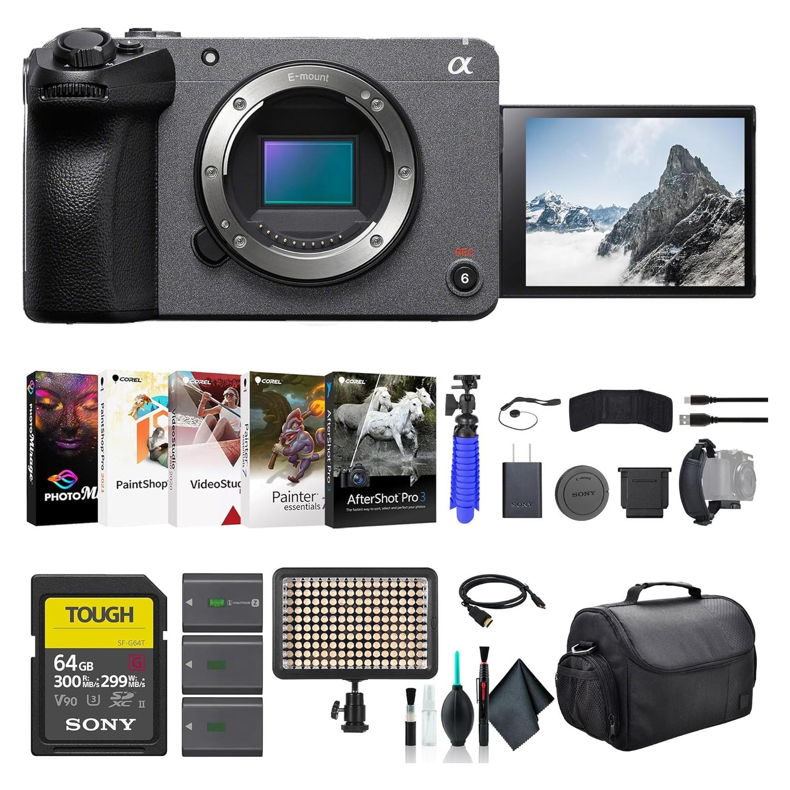 Cámara de Cine Digital Sony FX30 ILME-FX30B 26MP 4K 120fps