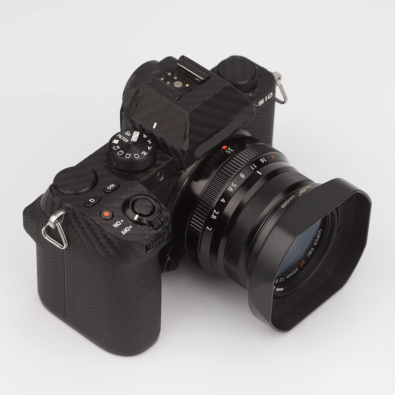 Capucha de Lente Cuadrada Haoge LH-X35B para Fujifilm 35mm y 23mm