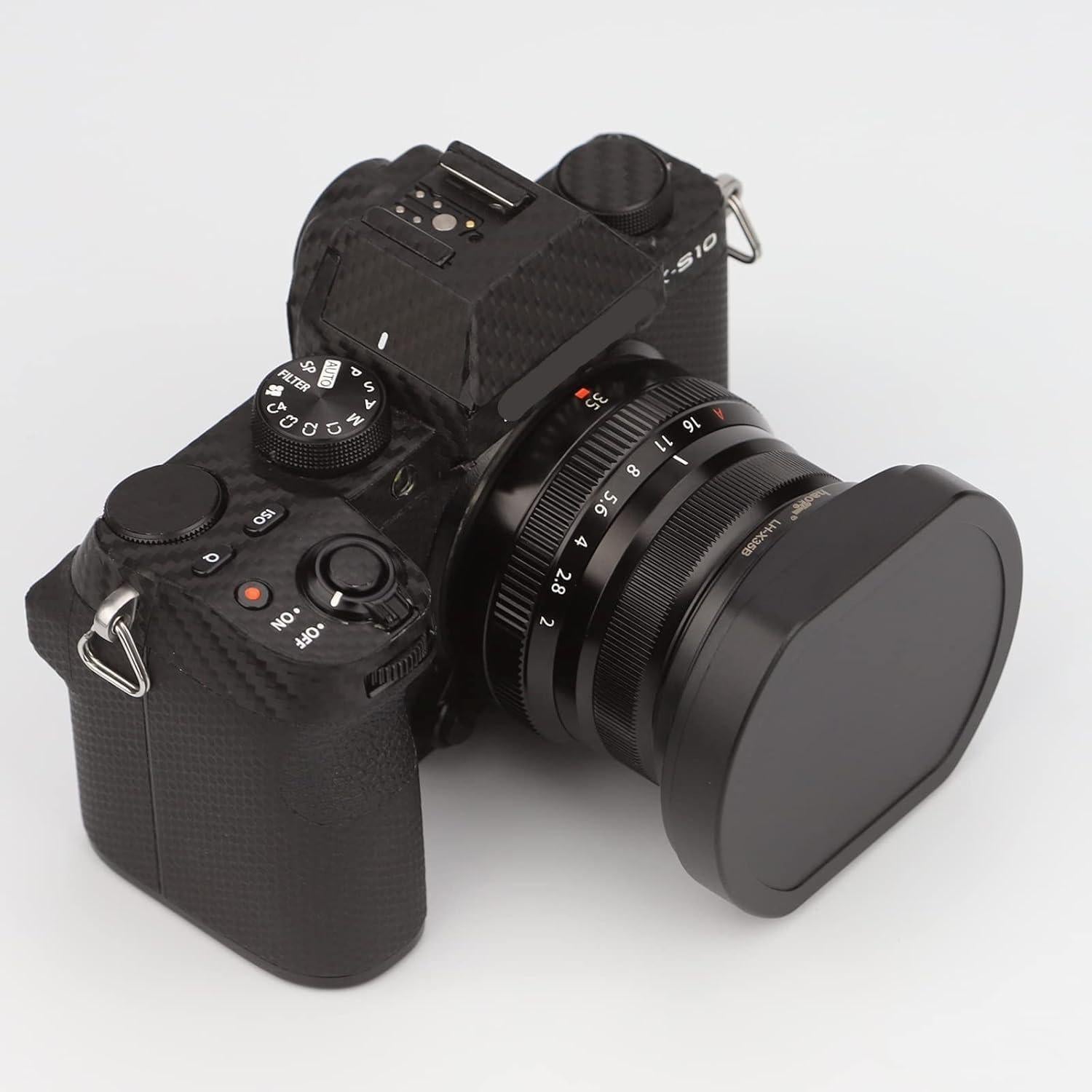 Capucha de Lente Cuadrada Haoge LH-X35B para Fujifilm 35mm y 23mm