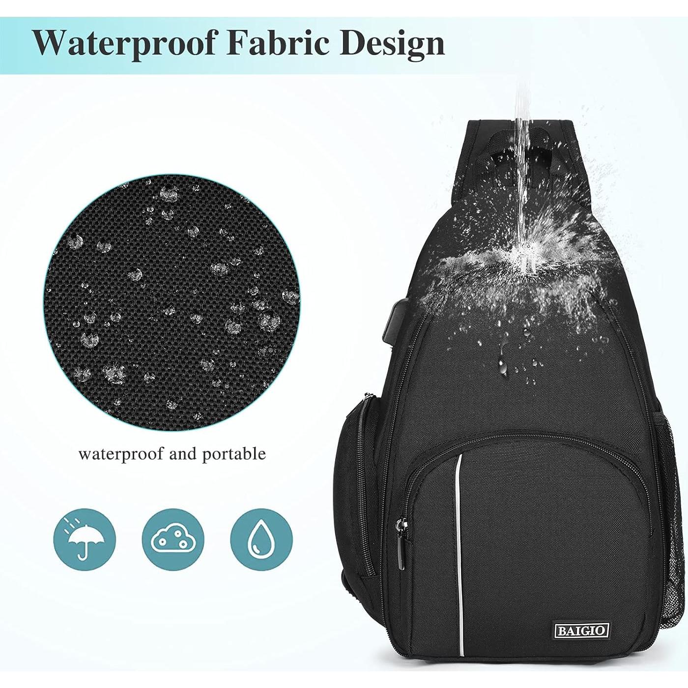 Bolsa de Mensajero para Cámara BAIGIO Resistente al Agua 17x10x35cm