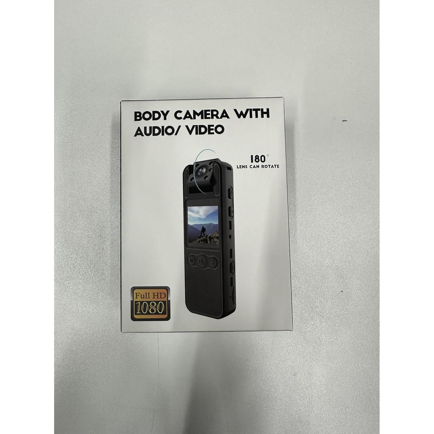 Cámara Corporal Kaysunlink H82 1080P FHD con Alarma y 128GB