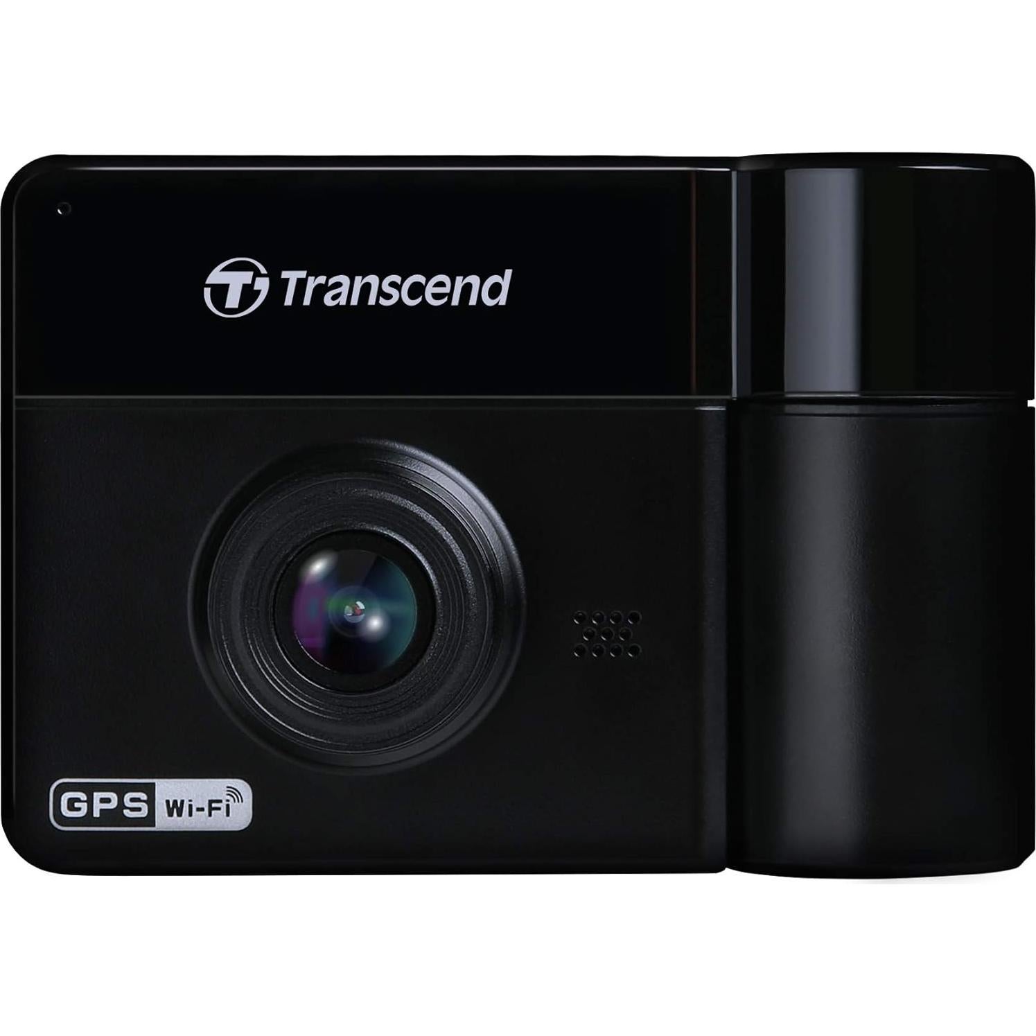 Cámara Dash Doble Transcend TS-DP550B 64GB 2K+1080P WiFi GPS