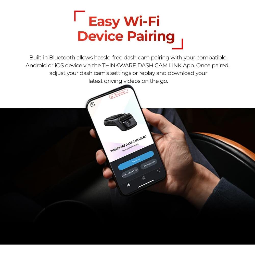 Cámara de Tablero Thinkware U3000 4K Doble con Radar y GPS