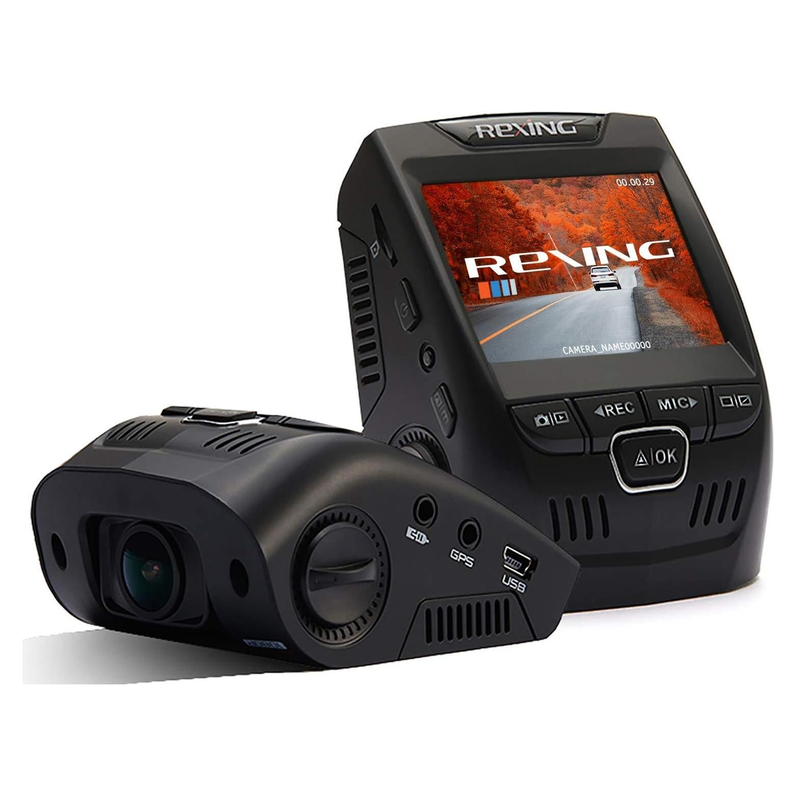 Cámara de Salpicadero Rexing V1 Básica 1080P G-Sensor WDR