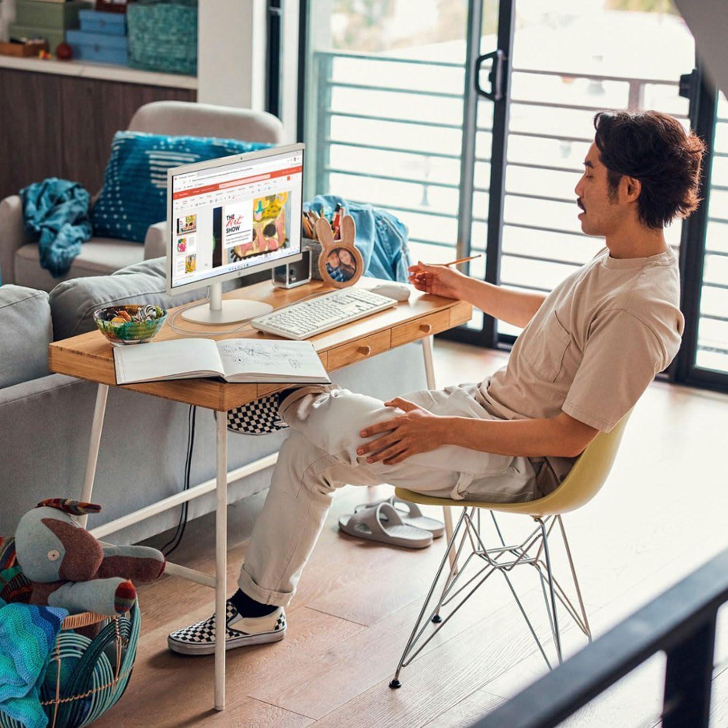 HP Todo-en-Uno 21.5" FHD, Intel Celeron J4025, 8GB RAM, 256GB SSD