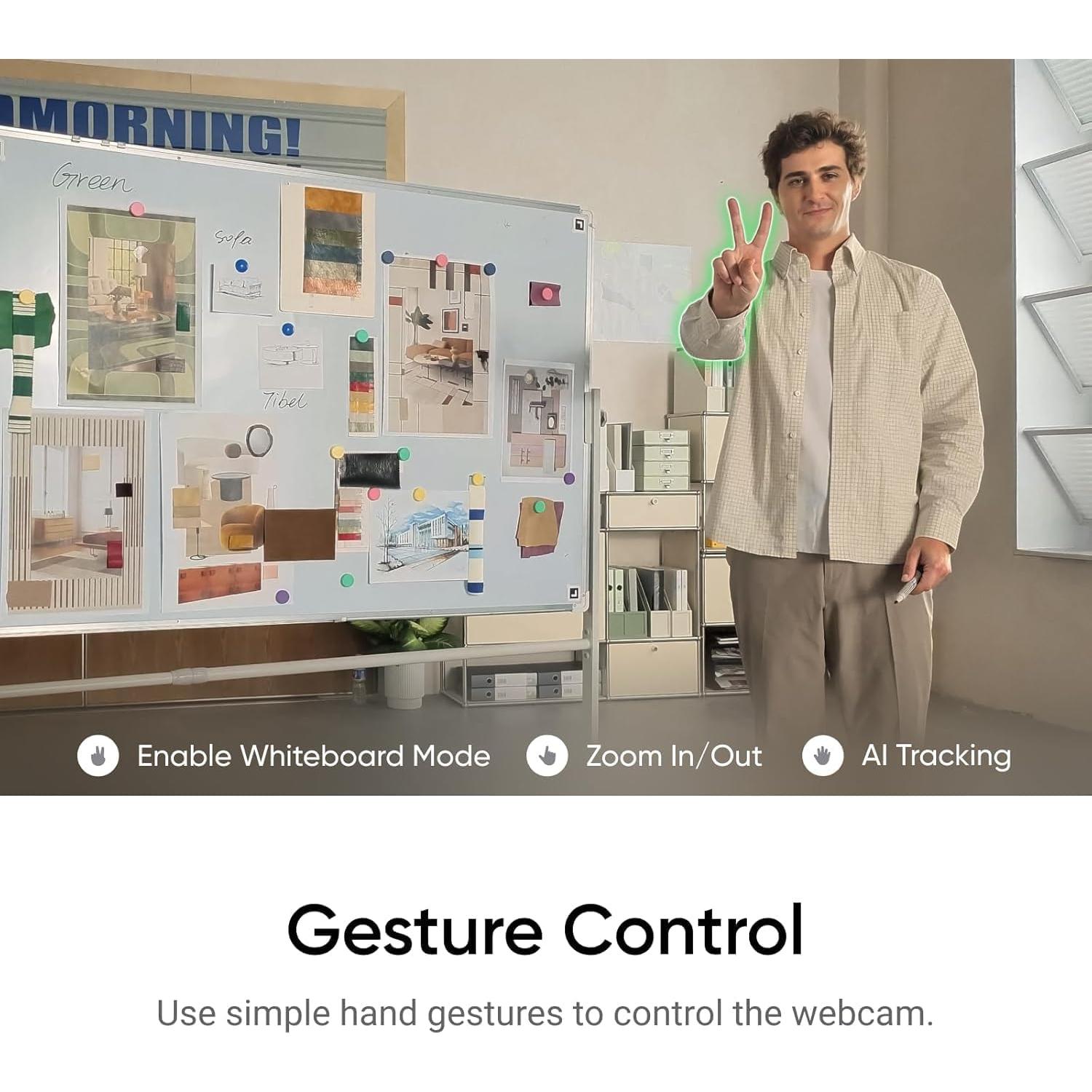 Webcam Insta360 Link 2 4K Ultra HD con Gimbal y IA