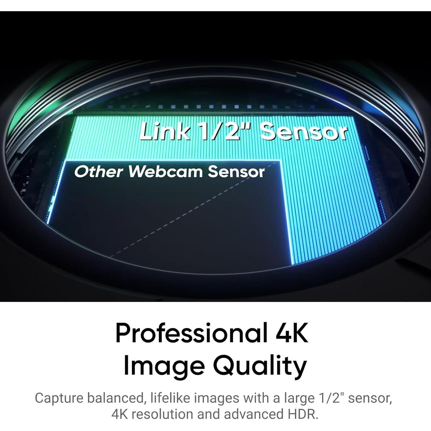 Webcam Insta360 Link 2 4K Ultra HD con Gimbal y IA