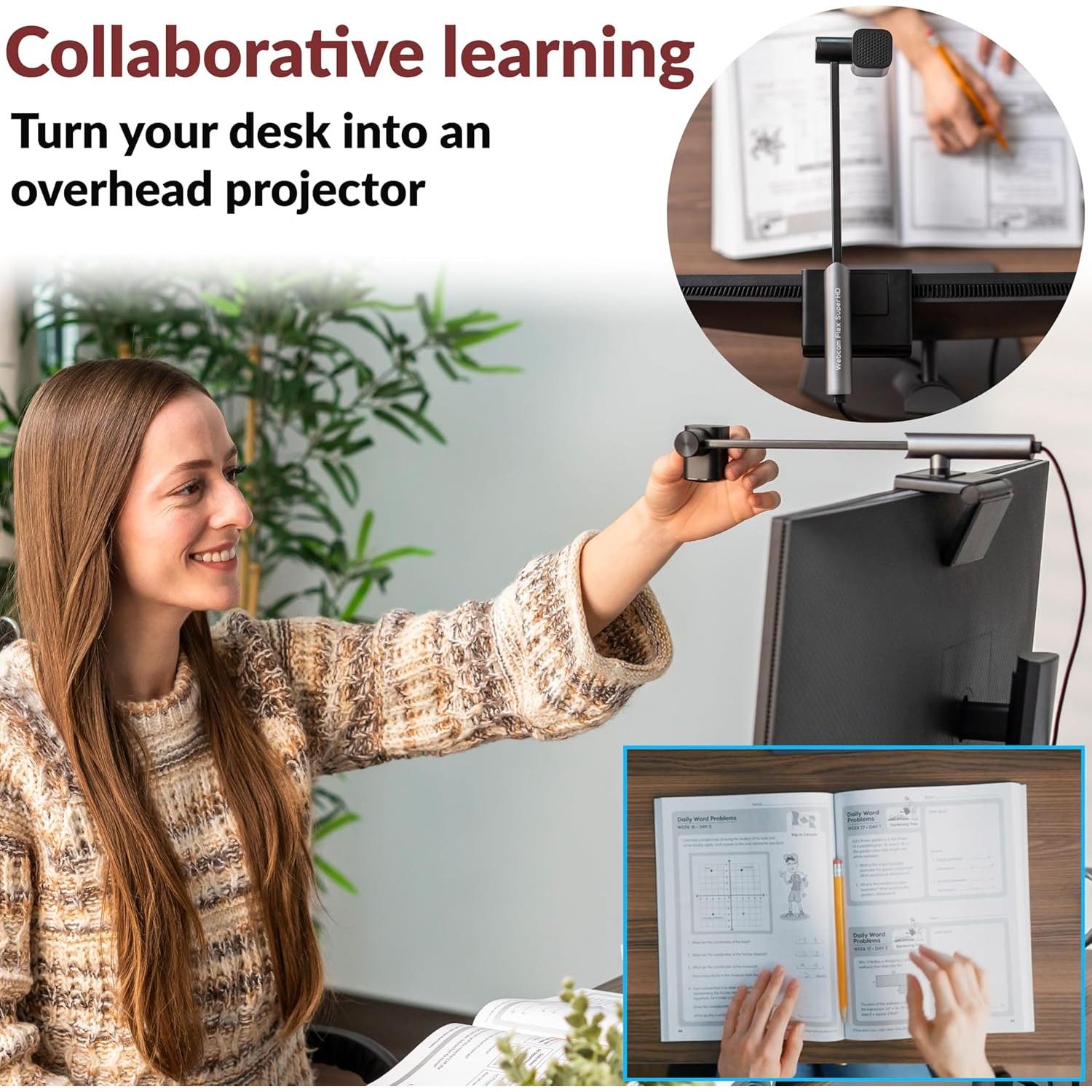 Cámara Web HD Multifuncional Cyber Acoustics WC-Flex